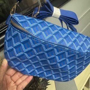 Blue Patterned Women's Bag